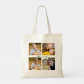 Mommy Floral Custom Photo Sac fourre-tout (Dos)