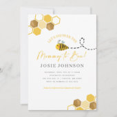 Mommy moderne à être Baby shower Invitation (Devant)