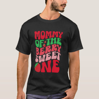 Mommy Of The Berry Sweet One Strawberry 1st Birthd T-shirt