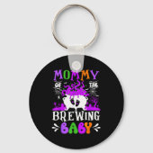 Mommy Of The Brewing Baby Mom To Be Halloween Sleutelhanger (Voorkant)
