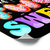 Mommy Of The Two Sweet Donut 2nd Birthday Girl Poster (Hoek)