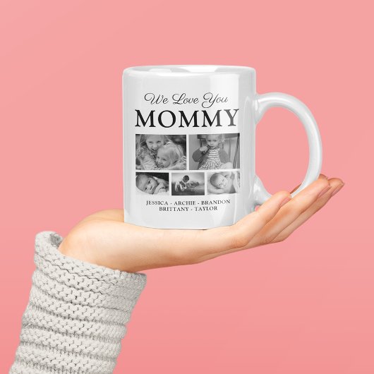 Mommy Photo Collage Café Mug