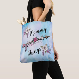 Mommy Things, Feathers and Flowers Sac fourre-tout