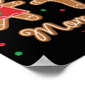 Mommy To Be Gender Reveal Gingerbread T Shirt Poster (Hoek)