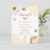 Mommy to Bee Baby shower Invitation (Debout devant)