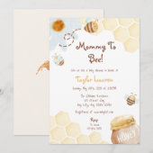 Mommy to Bee Baby shower Invitation (Devant / Derrière)