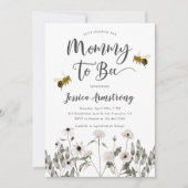 Mommy to Bee Baby shower Invitation (Devant)