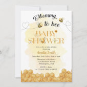 Mommy To Bee Baby Shower Invitation (Devant)