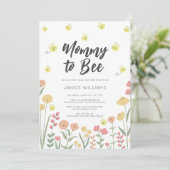 Mommy to Bee Baby shower Invitation (Debout devant)
