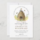 Mommy To Bee Hive Baby shower Invitation (Devant)