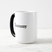 Mommy Typographie Drôle Nouvelle maman Café Mug (Devant gauche)
