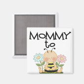 MOMMY VOOR BE/Bee Magneet (Voorkant / Achterkant)