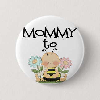 MOMMY VOOR BE/Bee Ronde Button 5,7 Cm
