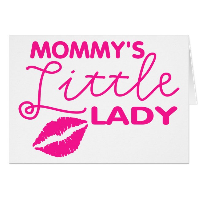 MOMMY'S KLEINE LADY (Voorkant Horizontaal)