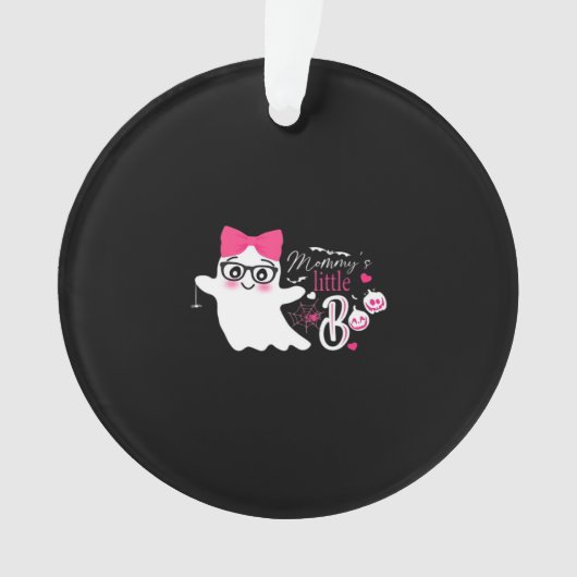 Mommys Little Boo Halloween Classic Design Ornament (voorkant)