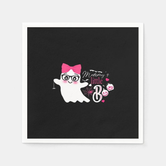Mommys Little Boo Halloween Classic Design Servet (Voorkant)