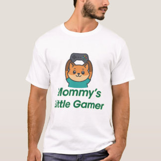 Mommy's Little Gamer - Schattige gaming ontwerp vo T-shirt