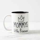 Mommys Little Princess Tweekleurige Koffiemok (Links)