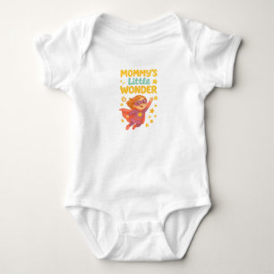 Mommy's Little Wonder - Schattige Superhero Girl D Romper