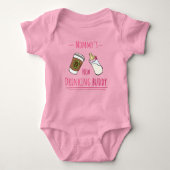 Mommy's new drinking buddy! (Coffee) Romper (Voorkant)