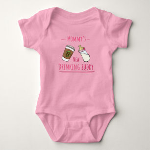 Mommy's new drinking buddy! (Coffee) Romper