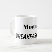 MOMMY'S PETIT DÉJEUNER VIN mug (Devant gauche)
