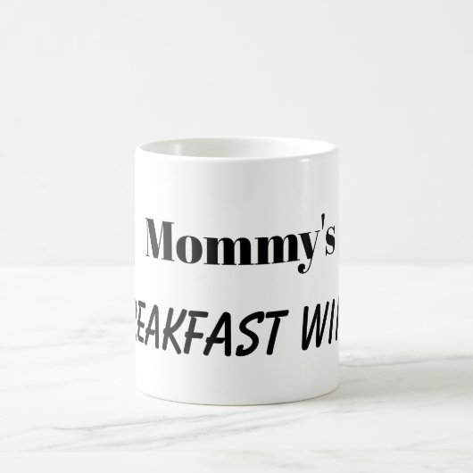 MOMMY'S PETIT DÉJEUNER VIN mug (Centre)
