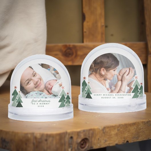 Mommys Premiers Noël Rustic Trees 2 Photos