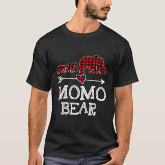 Momo Beer Kerstmis Pajama Red Pset Buffalo Famil T-shirt