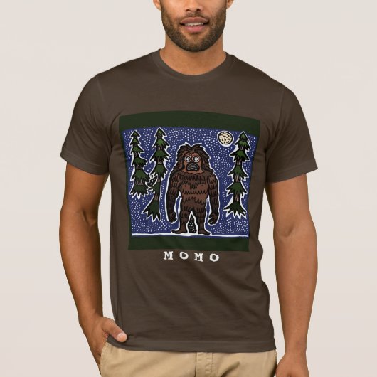 Momo-t-shirt door paranormale afdrukken t-shirt (Voorkant)