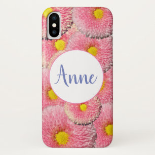 Momogram Blossoms gepersonaliseerde iPhone Case