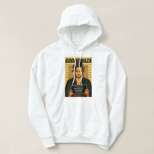 MOMOKO MUGSHOT SWEAT - SHIRT À CAPUCHE TOMBE COULE (Design devant)