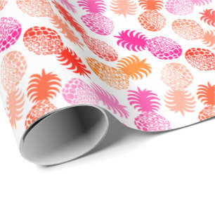 Momona Hawaiian Tropische ananas Cadeaupapier