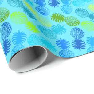 Momona Hawaiian Tropische ananas Cadeaupapier