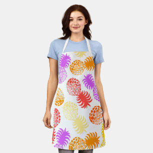 Momona Hawaiian Tropische ananas - Warm kleuren Schort