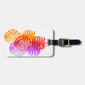 Momona Pineapple Hawaiian Tropical Bagagelabel (Voorkant horizontaal)