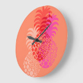 Momona Pineapple Hawaiian Tropical Grote Klok (Hoek)