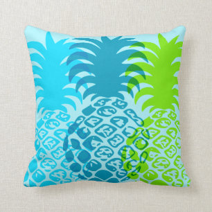 Momona Pineapple Hawaiian Tropisch Omkeerbaar Kussen