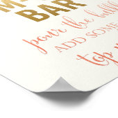 Momosa Bar Bloem Bord Poster (Hoek)