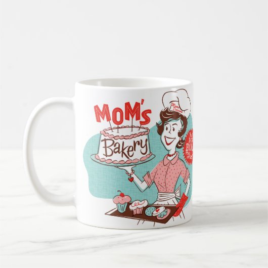 Mom's Bakery Retro Moederdag Mok (Links)