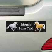 Moms Barn Taxi Bumpersticker (Op auto)