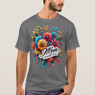 Moms Blooming Bouquet Een eerbetoon aan de beste w T-shirt