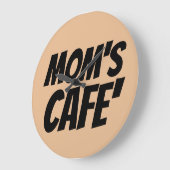 MOM'S CAFE' WALL CLOCKS GROTE KLOK (Hoek)