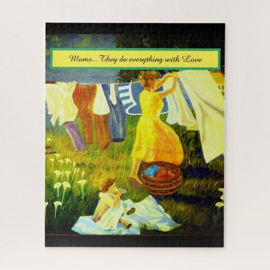 Moms chores legpuzzel (Verticaal)