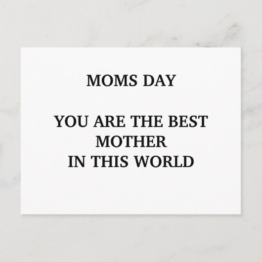 MOMS DAY BRIEFKAART (Voorkant)