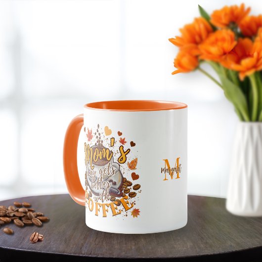 Mom's Day Gets Better with Coffee Two tone coffee Mok