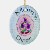 Moms Diner Keramisch Ornament (Rechts)