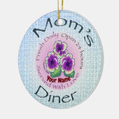 Moms Diner Keramisch Ornament (Links)