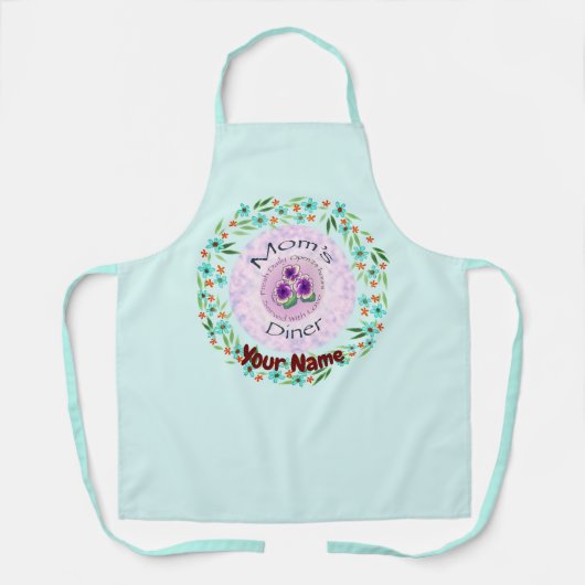 Moms Diner Schort (Voorkant)
