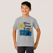 Moms Diving Buddy Design - T-Shirt de base pour en (Devant entier)